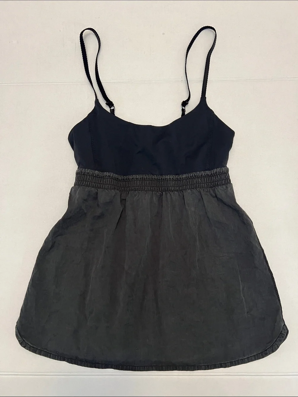 LULULEMON BLACK BLISS TANK ADJUSTABLE BRAIDED STRAPS SIZE 8